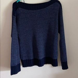 APT. 9 Blue Off the Shoulder Sweater